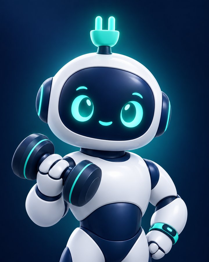 Fitness Agent robot mascot