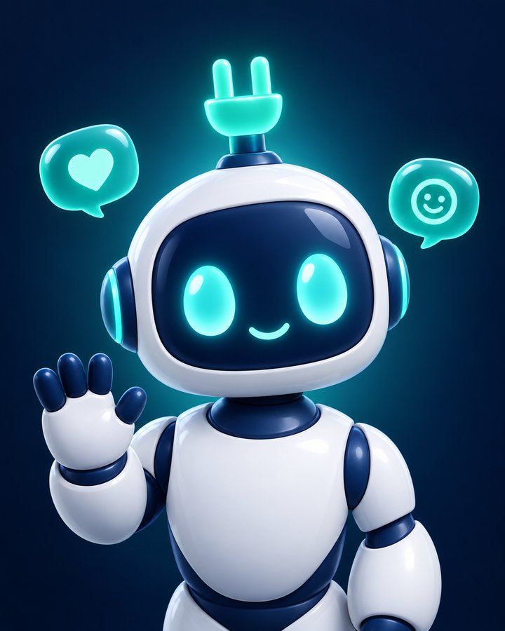 Dating Wingman robot mascot